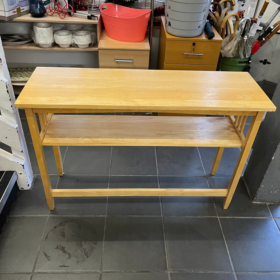 Oak Effect Console Table/Hall Table