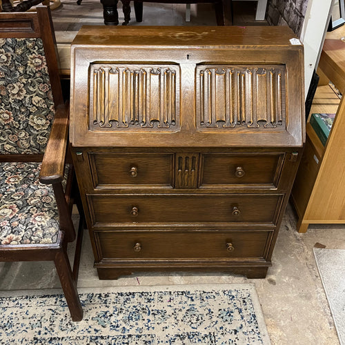 Vintage Oak Bureau