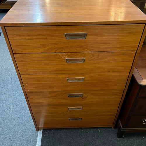 Vintage Mid Century 6 Drawer Chest