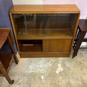 Vintage Mid Century Angled Bookcase/Display Unit