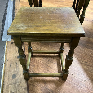 Oak Nest of 3 Tables